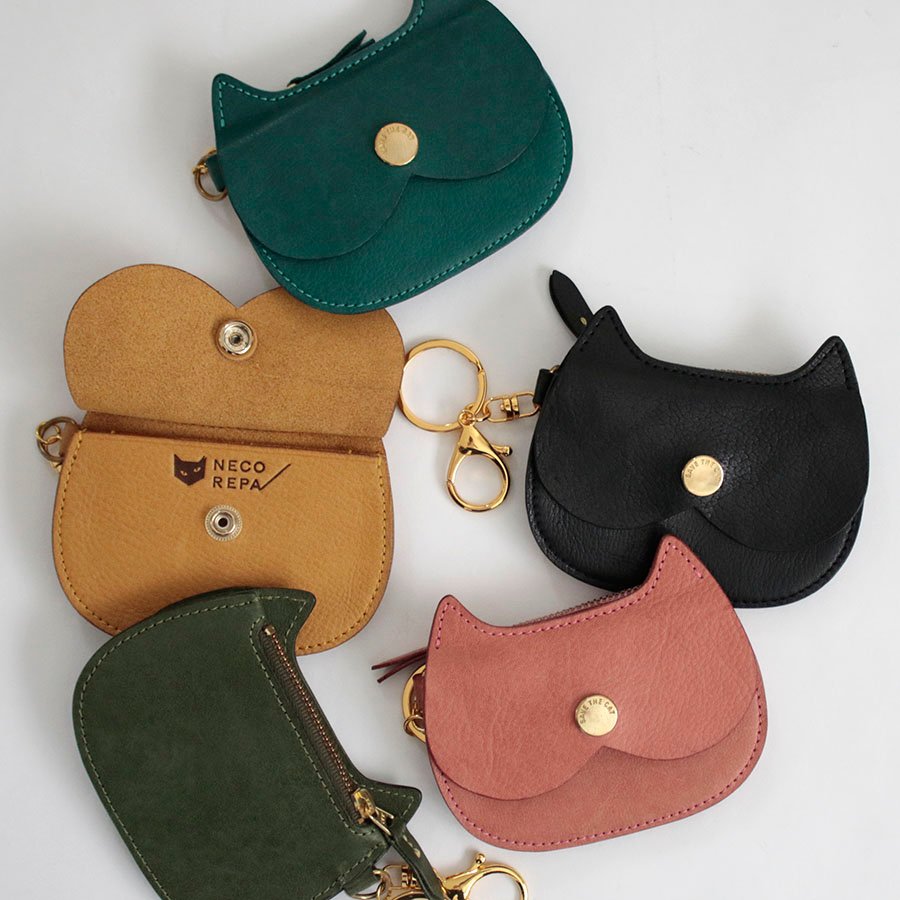 楽天市場】CAT FACE SMALL PURSE 猫型ミニウォレット 猫型 財布 小銭