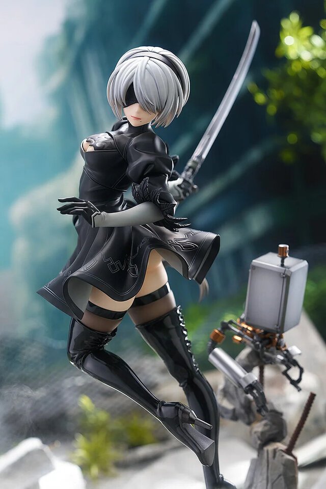 ひらめくスカートの躍動感！アニメ『ニーア オートマタ』より「2B