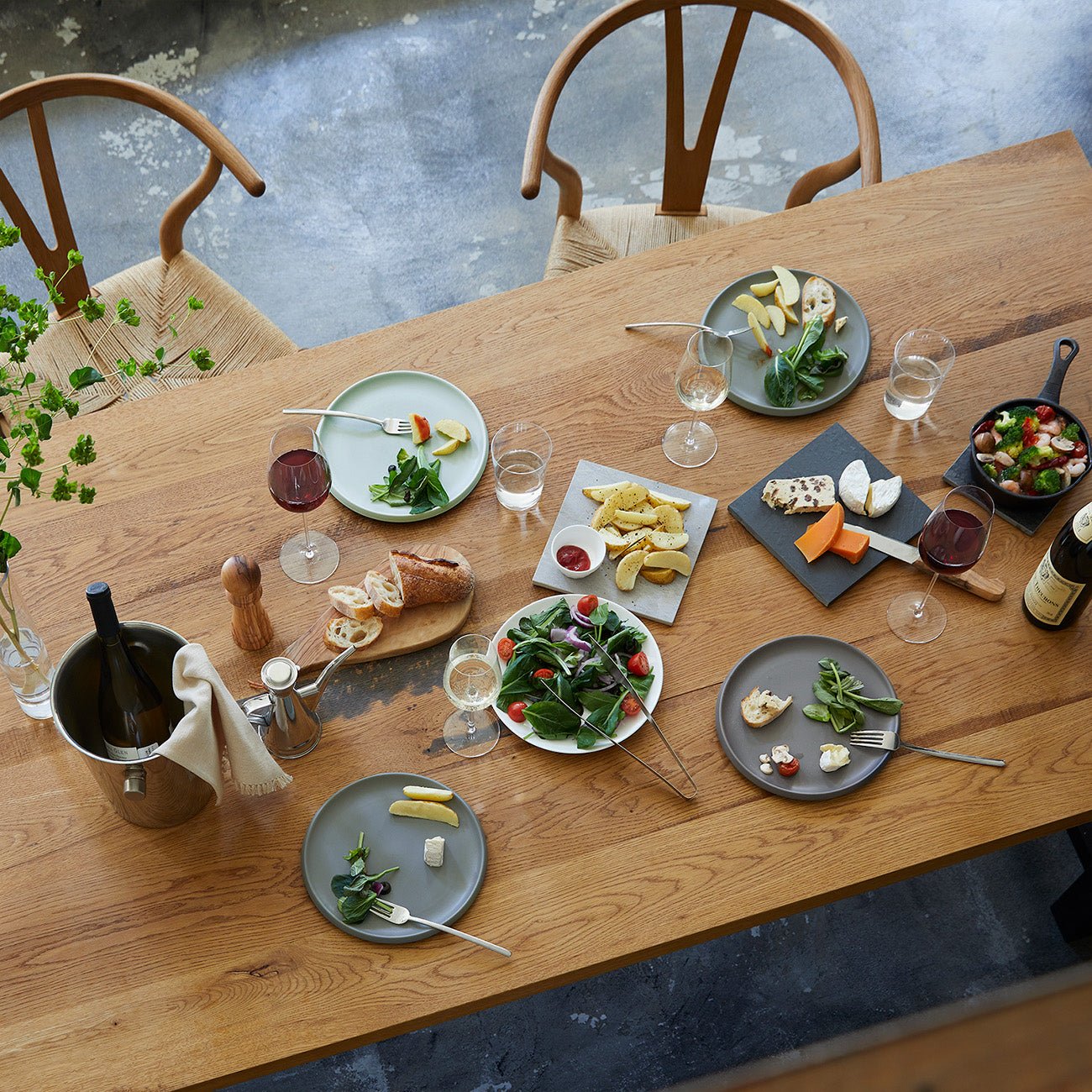 2人で使えるプレートセット 朝凪・夜凪｜おしゃれカフェ食器｜新生活