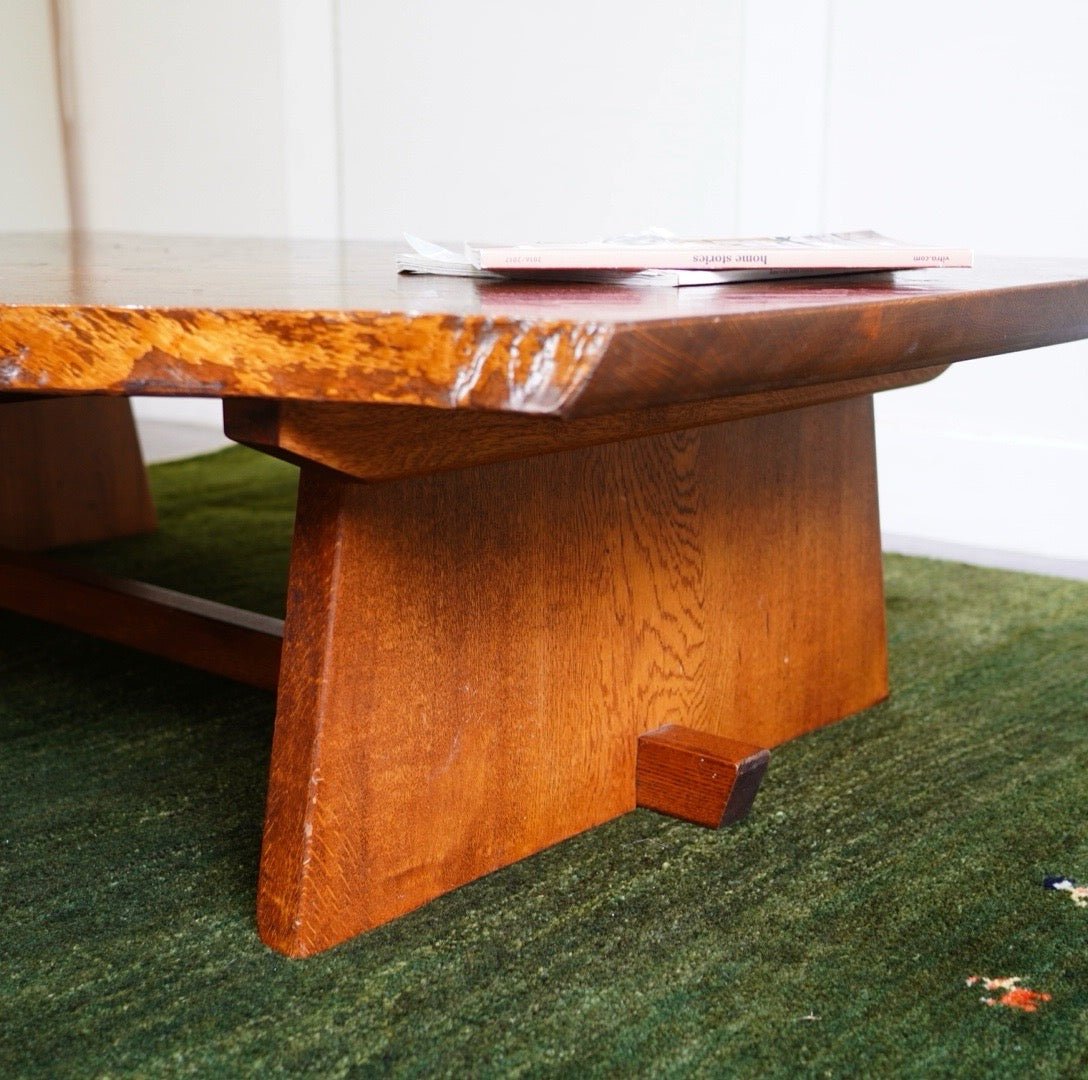 一枚板 ローテーブル 座卓 中古 机 日本 和 モダン