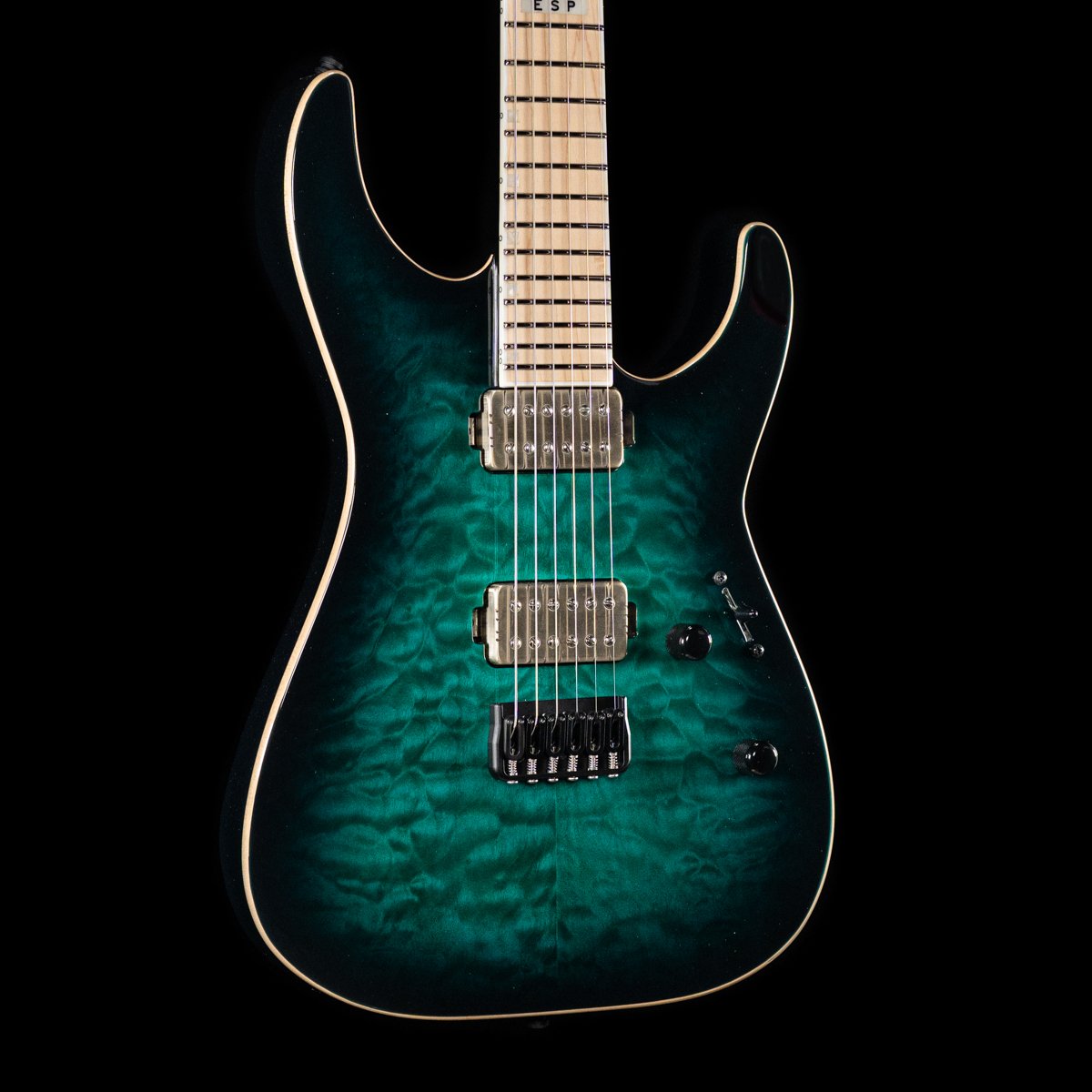 ESP E-II M-II NT - Black Turquoise Burst | Axe Palace