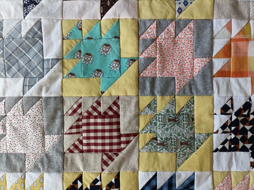 パッチワークベッドカバー | iichi 日々の暮らしを心地よくする