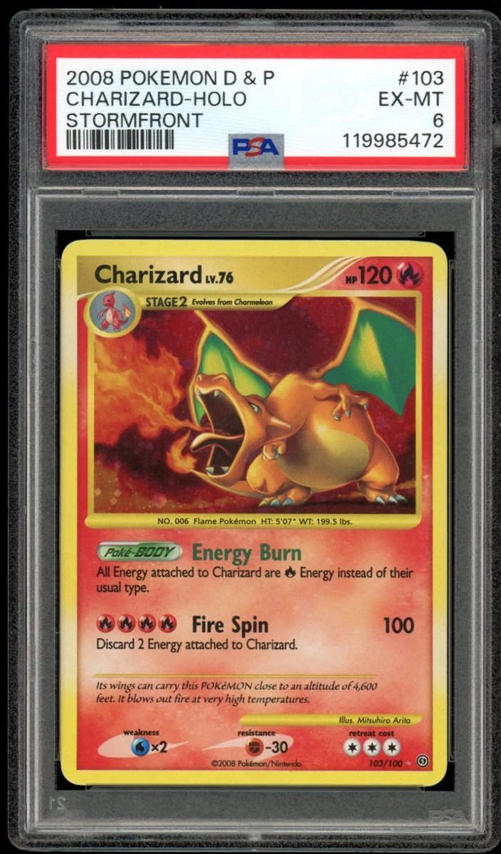Collectible Individual Grade 6 Charizard Pokémon TCG Card Games in