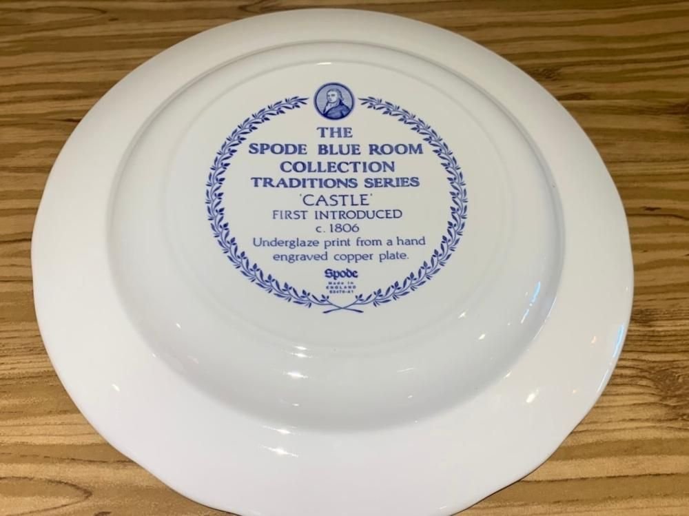 英国製スポード復刻版美麗ディナープレート
