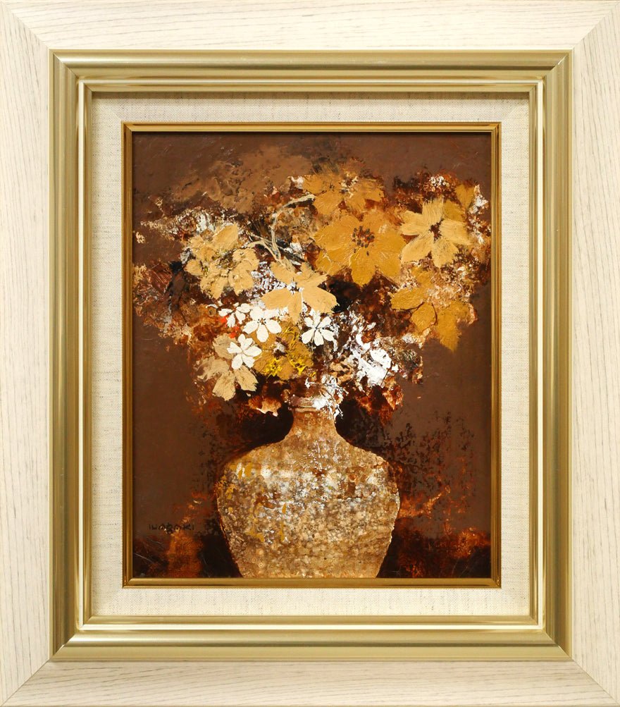 池田満寿夫「春」肉筆書額装・30号 絵画買取・販売の小竹美術