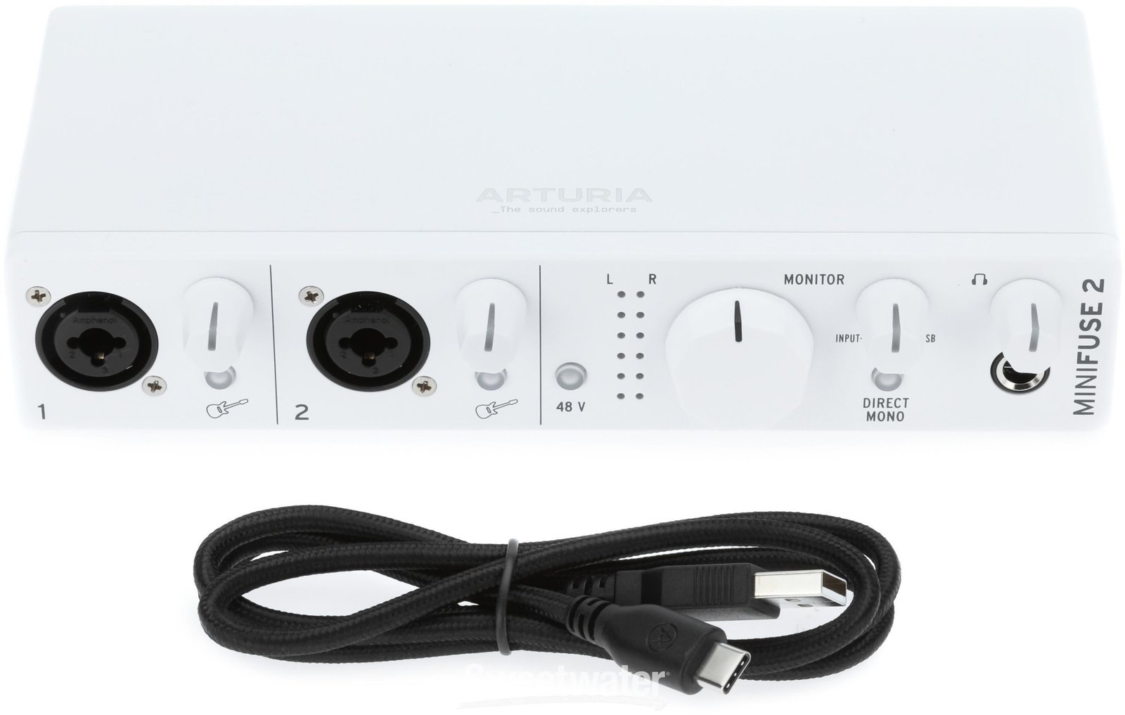 Arturia MiniFuse 2 USB-C Audio Interface - White | Sweetwater