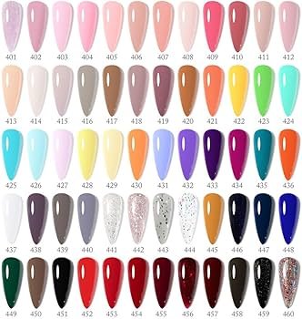 Amazon.com: VENALISA VIP4 Gel Nail Polish Kit of 65 Pcs With Color