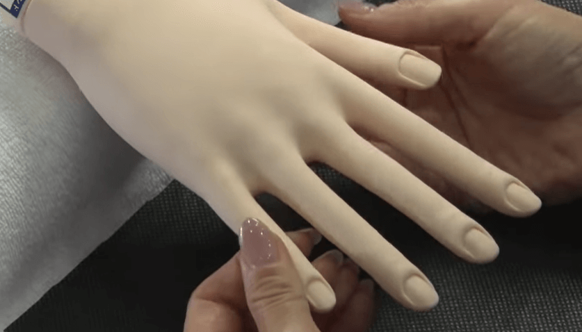 骨折なし【ネイリスト技能検定試験用JNEC認定モデルハンド】STモデル