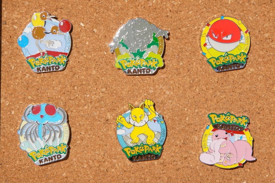 ポケパークカントー、ピンバッジを10個買うとおまけでプレミアボールを