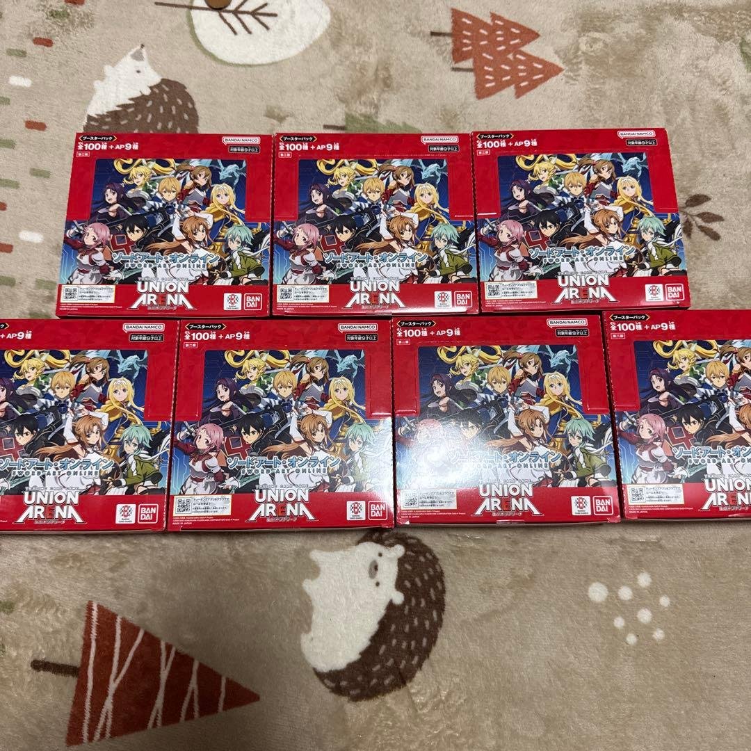ユニオンアリーナ　ユニアリ　sao 7box 未開封 UNION ARENA/☆Pack/Box/Deck]Sword Art Online Vol.2 Booster Box