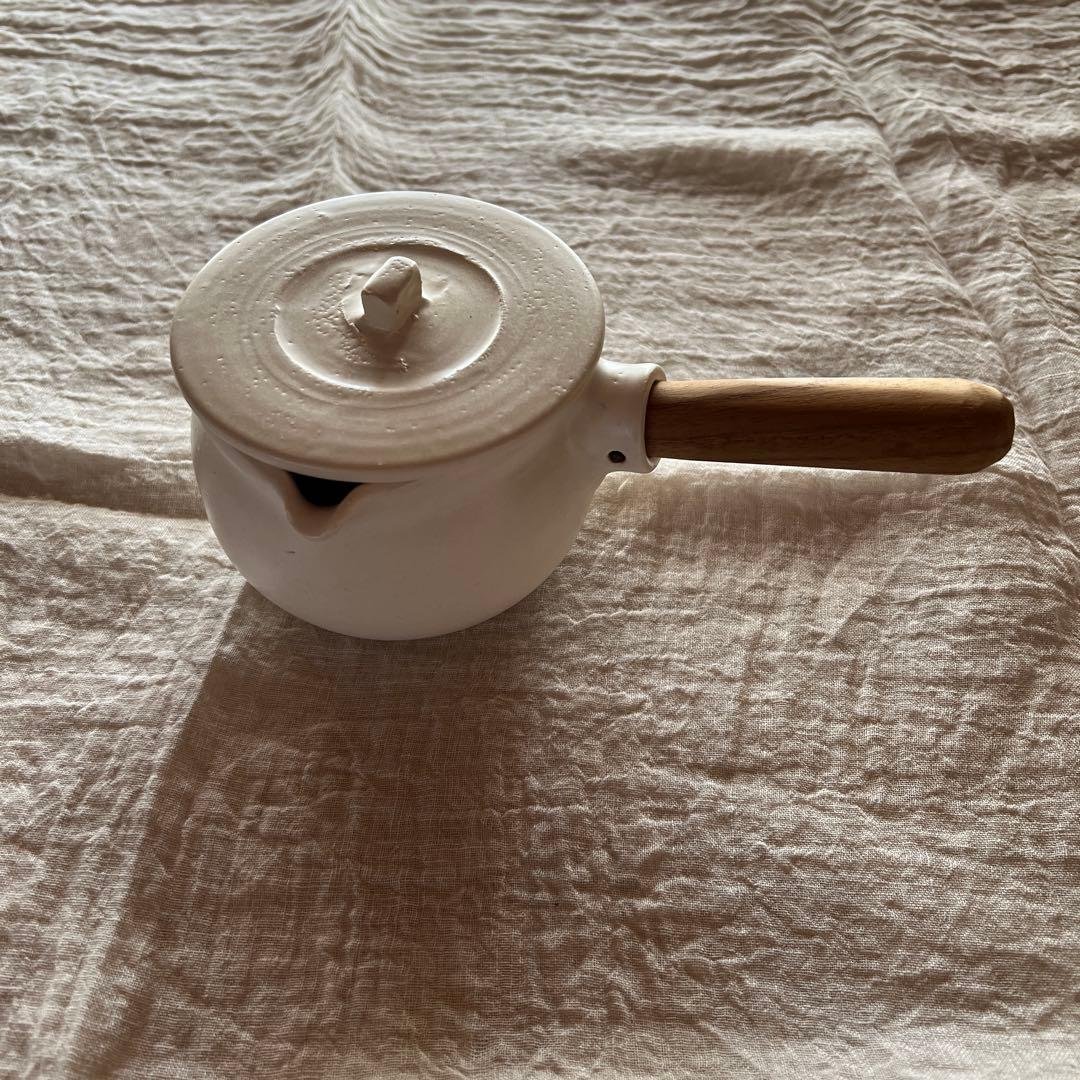 馬場勝文 ミルクパン 耐熱 蓋付き 白 ホワイト - メルカリ