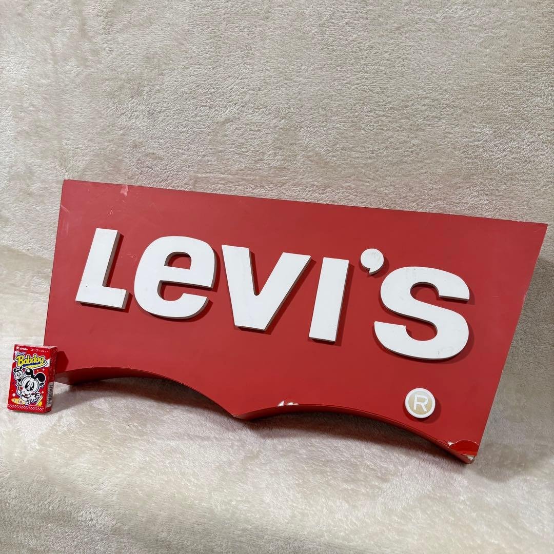 【希少】Levi’s リーバイス 店頭 ディスプレイ サイン ヴィンテージ 特大 Levi's ストアディスプレイ 看板 アメリカ ヴィンテージ デニム