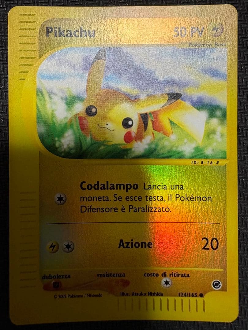 ポケモンカード ピカチュウ e1 イタリア語 リバホロ eカード 英語 ピカチュウ 海外版 英語版 リバホロ Pikachu - 052/196 -【Card Chicken】