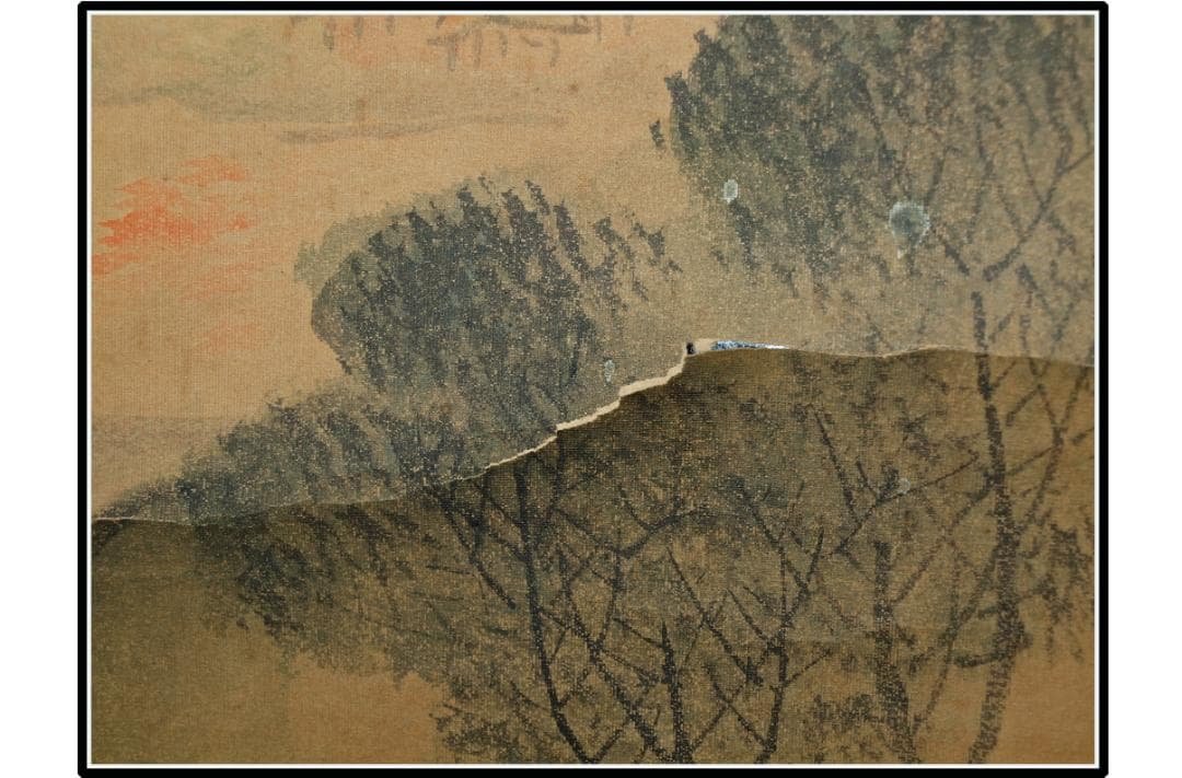 日本時代の掛け軸その肉筆保証 激安骨董品 ※江戸鎌倉平安 X1064C16-8