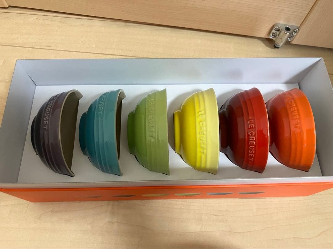 ル・クルーゼ　ミニボウル　6個セット　レインボー　未使用 Amazon｜ル・クルーゼ(Le Creuset) ミニ・ボール 7cm レインボー 耐熱