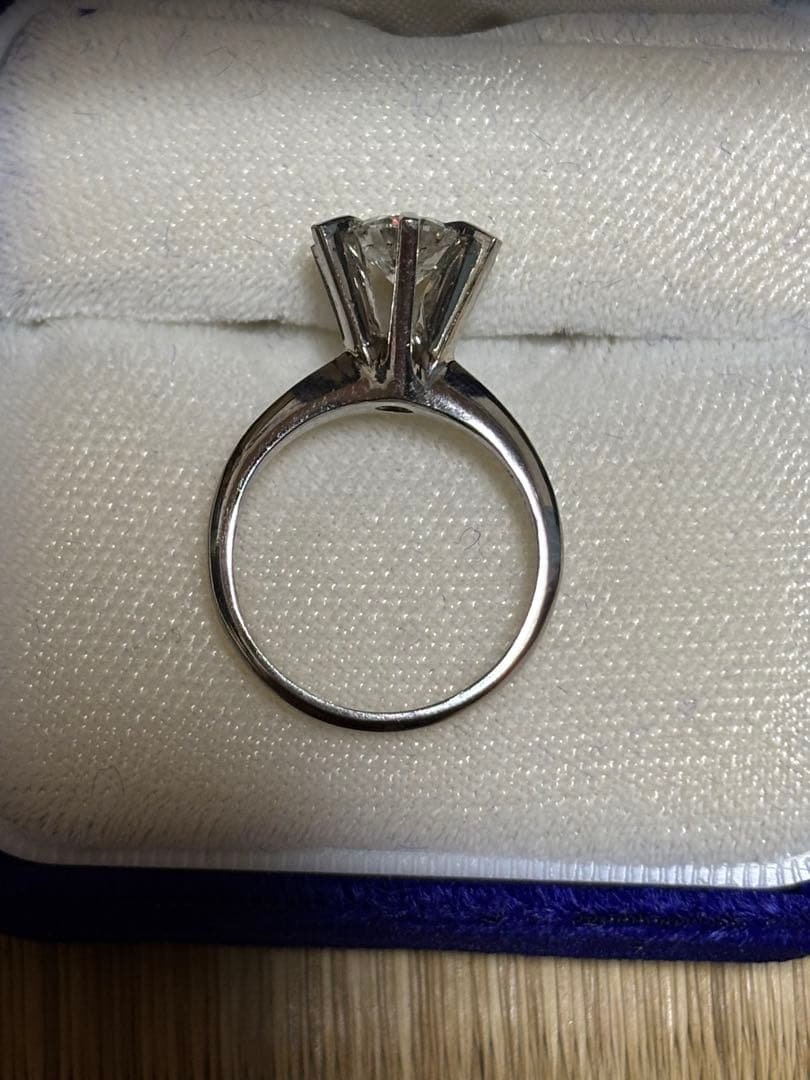 1.120ct 天然ダイヤモンド リング Pt900 鑑別書付き